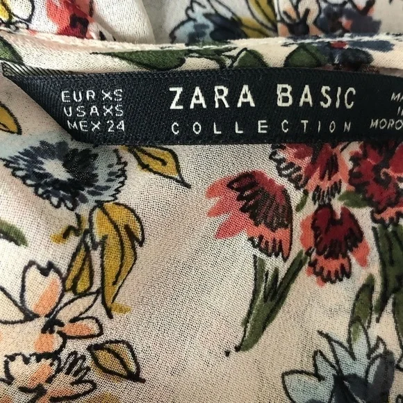 Zara Floral Gather Waist - Picture 15 of 15